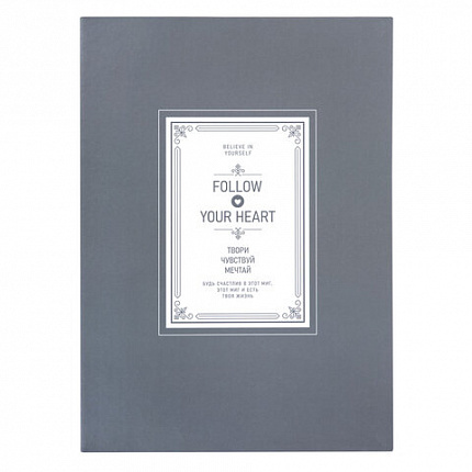 Тетрадь на кольцах БОЛЬШАЯ А4, 215х305 мм, 100 л., твердый картон, клетка, BRAUBERG, "Винтаж", 405410