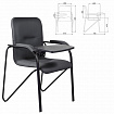 Кресло со столом BRABIX "Samba CF-108 BOX-2", черный каркас, кожзам черный, разобрано, 533217
