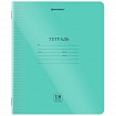Тетрадь пластиковая обложка (прозрачная) 18 листов, клетка, BRAUBERG "Smart Cover", ЗЕЛЕНАЯ, 405028
