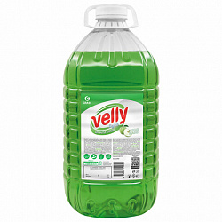Средство для мытья посуды 5 кг, GRASS VELLY/ORIS "Зеленое яблоко", концентрат, ПЭТ, 125469/126147