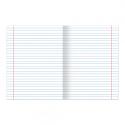 Тетрадь 12 л. BRAUBERG "ЭКО", линия, обложка картон 170 г/м2, ПАСТЕЛЬНАЯ С УГОЛКОМ, 104507