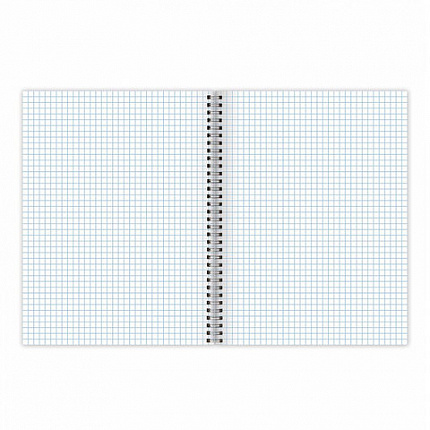 Тетрадь А4, 120 л., BRAUBERG, гребень, клетка, глянцевый лак, "Цветы", 405645