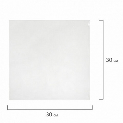 Холст на картоне (МДФ), 30х30 см, грунтованный, хлопок, мелкое зерно, BRAUBERG ART CLASSIC, 191672