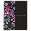 Фотоальбом BRAUBERG на 200 фотографий 10х15 см, твердая обложка, "Пейсли", черный с розовым, 390668