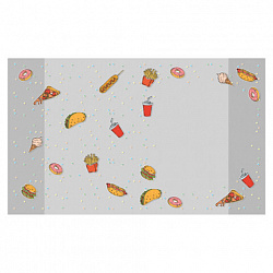 Обложки "FOOD" для тетрадей и дневников, КОМПЛЕКТ 10 шт., ПЛОТНЫЕ, 210х350 мм, 110 мкм, FUNSTER (ФАНСТЕР), 274083