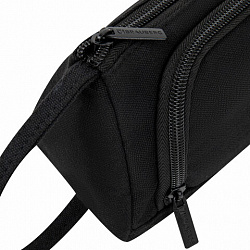 Пенал-косметичка BRAUBERG с ручкой, 1 откидная планка, полиэстер, 22x10х8 см, Black, 272339