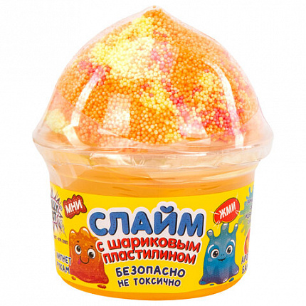 Слайм + шариковый пластилин, 115 г, ассорти 6 видов, JOLLY JOT (ДЖОЛЛИ ДЖОТ), 665949