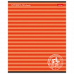 Тетрадь А5, 96 л., HATBER, скоба, линия, обложка картон, "ПОЛОСОЧКИ" (микс), 033678, 96Т5B2
