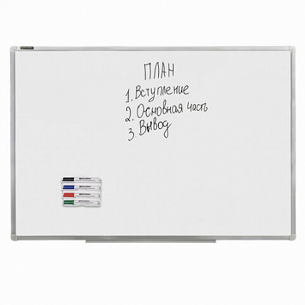 Держатель магнитный для 4 маркеров для доски (130х152 мм), BRAUBERG "Standard", 237092