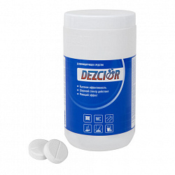 Средство дезинфицирующее 1 кг, ДЕЗХЛОР, хлорные таблетки 300 шт., банка, 00-00000230