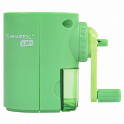 Точилка механическая BRAUBERG KIDS, для простых и цветных карандашей, цвет корпуса ассорти, 272006