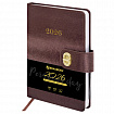 Ежедневник датированный 2026 А5 138х213 мм, BRAUBERG "Elegant", под кожу, застежка, бордовый, 117367