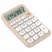 Калькулятор настольный BRAUBERG KW-500-BG (93x148 мм), 3D-кнопки, 12 разрядов, бежевый, 272955