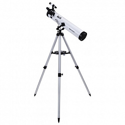 Телескоп рефлектор астрономический, увеличение 525х, объектив 76 мм, фокусное расстояние 700 мм, видоискатель, BRAUBERG 76700, 391398