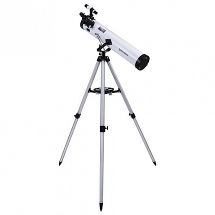 Телескоп рефлектор астрономический, увеличение 525х, объектив 76 мм, фокусное расстояние 700 мм, видоискатель, BRAUBERG 76700, 391398