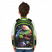Рюкзак BRAUBERG KIDS FLOSSY, 2 отделения, 3 кармана, "Galaxy Dino", 3D-панель, 40х28х18 см, 273182