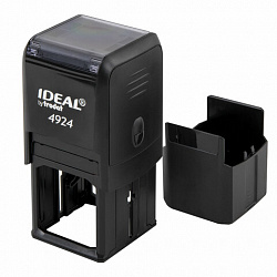 Оснастка для печатей оттиск D=40 мм и штампов 40х40 мм, оттиск синий, TRODAT IDEAL 4924 P2, 178033