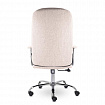 Кресло офисное "Бостон", CH-277, хром, ткань, бежевый (M-11)