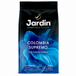 Кофе в зернах JARDIN "Colombia Supremo" 1 кг, арабика 100%, 0605-8