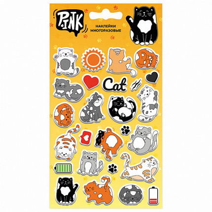 Наклейки объемные АССОРТИ, 11х20 см, PRIORITY