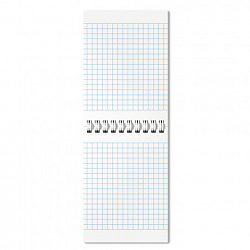 Блокнот МАЛЫЙ ФОРМАТ А7, 75х105 мм, 40 л., гребень, клетка, кросс-серия "PASTEL", BRAUBERG, 117014