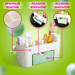 Органайзер для хранения косметики, канцтоваров, мелочей MINI 22х10,5х11 см, DASWERK (ДАСВЕРК), 608479