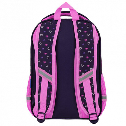 Рюкзак BRAUBERG PROFI, 2 отделения, с брелком, "Lonely cat", 36х27х19 см, 274415