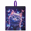 Мешок для обуви BRAUBERG KIDS, с петлей, 42х34 см, "Curious cat", 273434