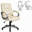 Кресло офисное BRABIX "Eldorado EX-504", экокожа, бежевое, 531167