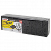 Губки для посуды 9,8х6,6х3 см, КОМПЛЕКТ 10 шт., SQUARE BLACK, КРУПНОПОРИСТЫЙ поролон с абразивным слоем, LAIMA, 608648