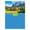 Тетрадь А4 80 л., HATBER, скоба, клетка, глянцевая ламинация, "Живописные пейзажи" (микс), 083006, 80Т4лВ1
