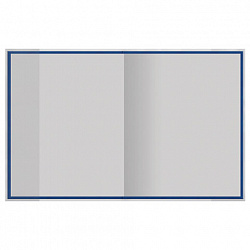 Обложка ПП со штрихкодом для дневников в твердом переплете и тетрадей, 70 мкм, 221х350 мм, прозрачная, ПИФАГОР, 227408