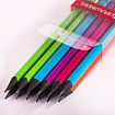 Набор карандашей чернографитных BRAUBERG "ULTRA COLOR" 12 шт., HB, с ластиком, пластиковые, 181710