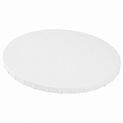 Холст на подрамнике, круглый 50 см, грунтованный, 380 г/м2, 100% хлопок, BRAUBERG ART CLASSIC, 192329