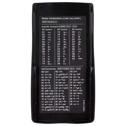 Калькулятор инженерный CROMEX (КРОМЕКС) CX-401BK (155х80 мм), 401 функция, 10+2 разрядов, черный, 273833