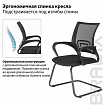 Кресло для приемных и переговорных BRABIX "Fly CF-100", черное, 532087