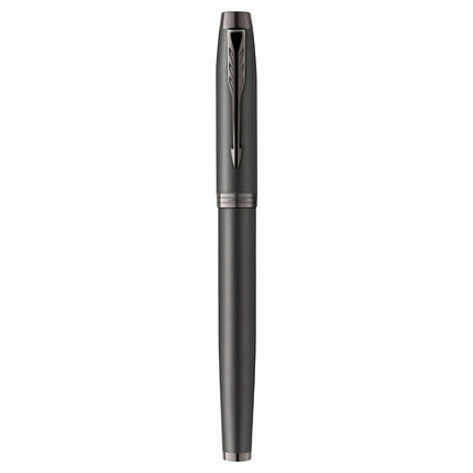 Ручка-роллер PARKER "IM Professionals Monochrome Titanium", черный лак, нержавеющая сталь, черная, 2172960
