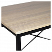 Стол на металлокаркасе BRABIX "LOFT CD-005",1200х520х1200 мм, 3 полки, цвет дуб натуральный, 641223
