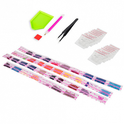 Картина стразами (алмазная мозаика) 40х50 см, ОСТРОВ СОКРОВИЩ "Небо Лондона", на подрамнике, 662592