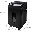 Уничтожитель (шредер) BRAUBERG PROFESSIONAL OF-1830x, HeavyDuty, CD, карты, 4 уровень секретности, 4х38 мм, 18 листов, 30 литров, 533140