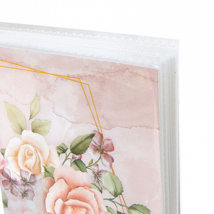 Фотоальбом BRAUBERG "Watercolor flowers" на 36 фото 10х15 см, мягкая обложка, 391431