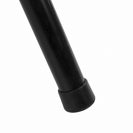 Стул складной BRABIX "Golf CF-007", черный каркас, кожзам черный, 531565