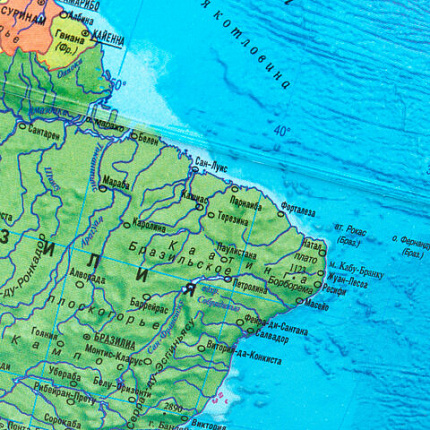 Глобус интерактивный + очки VR, политический / звездного неба GLOBEN, 25 см, подсветкой, INT12500308