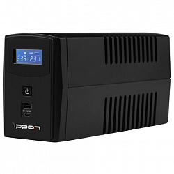 Источник бесперебойного питания IPPON Back Power Pro II Euro 650, 650 ВА (360 Вт), LCD, 2 х IEC C13, 1005511