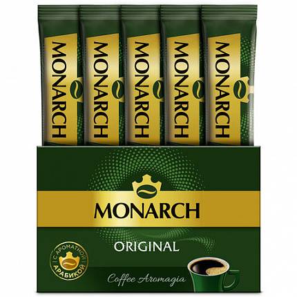 Кофе растворимый порционный MONARCH "Original", пакетик 1,8 г, сублимированный