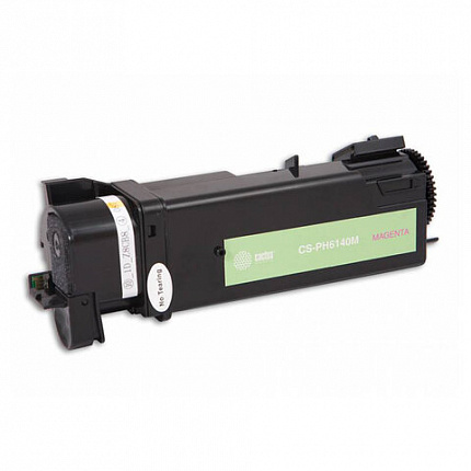 Тонер-картридж CACTUS (CS-PH6140M) для XEROX Color Phaser 6140, пурпурный, ресурс 2000 стр.