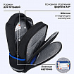 Рюкзак BRAUBERG OPTIMA, 2 отделения, с брелоком, "Храбрый астронавт", объемный дизайн, 36х27х18 см, 273159