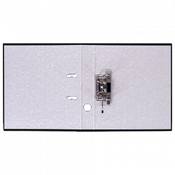 Папка-регистратор, покрытие пластик, 50 мм, ПРОЧНАЯ, с уголком, BRAUBERG, черная, 226589