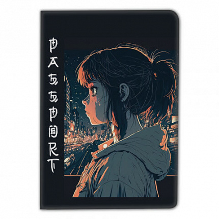 Обложка для паспорта "Cool Mix", 10 дизайнов ассорти, цветной принт, ПВХ, STAFF, 238340