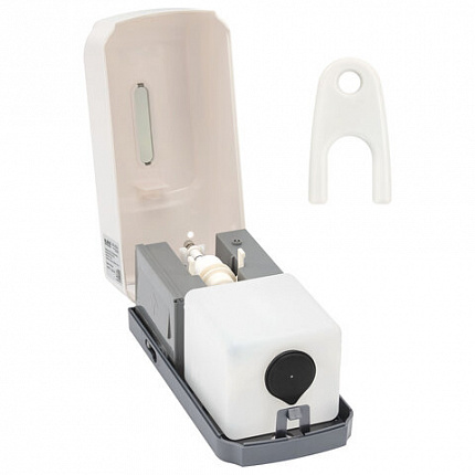 Дозатор для жидкого антисептика LAIMA PROFESSIONAL SUPER, СЕНСОРНЫЙ, 1 л, белый, ABS-пластик, 609503